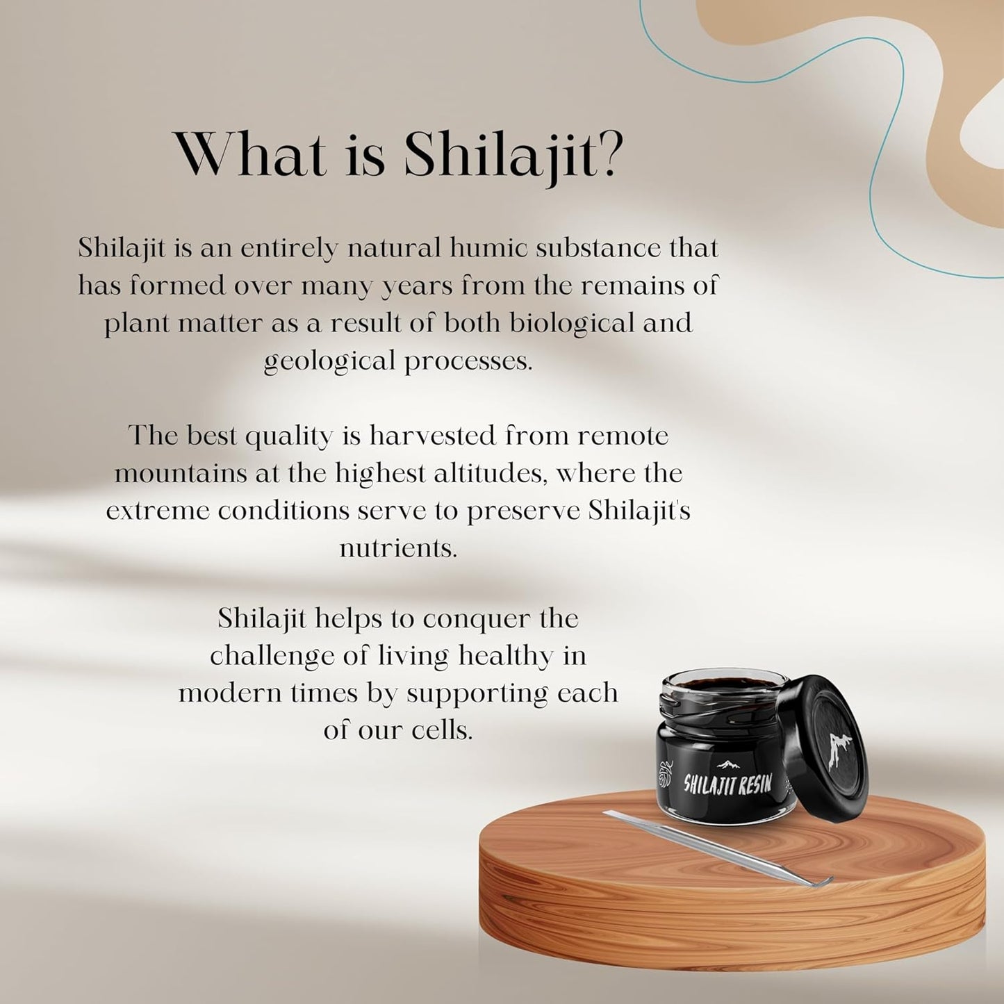 Resin - Pure Shilajit for Men & Women - Maximum Potency Shilajit Supplement with 85+ Trace Minerals & Fulvic Acid - Supports Energy, Metabolism & Immunity (30 Grams, 1 Pack)