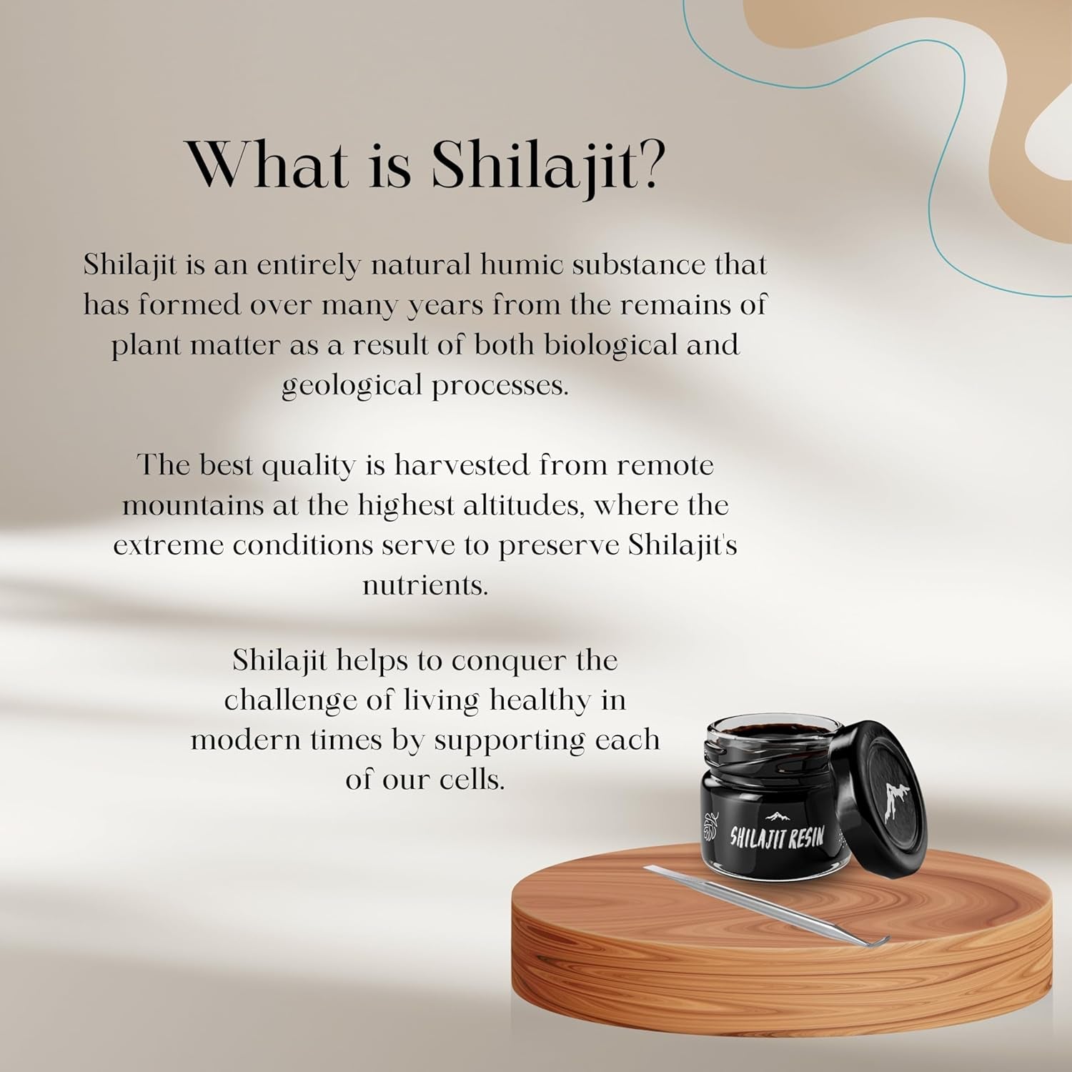Resin - Pure Shilajit for Men & Women - Maximum Potency Shilajit Supplement with 85+ Trace Minerals & Fulvic Acid - Supports Energy, Metabolism & Immunity (30 Grams, 1 Pack)